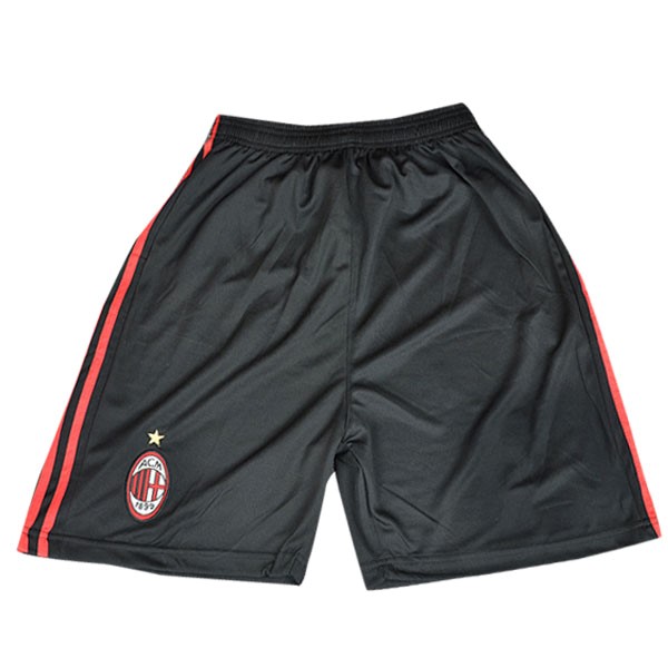 Pantalones Milan Tercera equipo Retro 2009-10 Negro